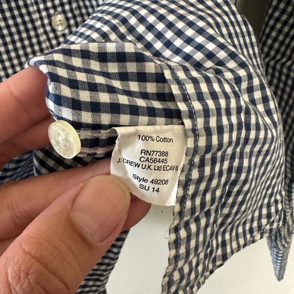 J.Crew gingham shirt - Picture 2 of 2